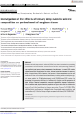 Cover page: Investigation of the effects of ternary deep eutectic solvent composition on pretreatment of sorghum stover