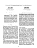 Cover page: Evidence for Subitizing as a Stimulus-Limited Processing Phenomenon