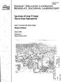 Cover page: Spectrum of large N gauge theory from supergravity