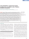 Cover page: A Pan1/End3/Sla1 complex links Arp2/3-mediated actin assembly to sites of clathrin-mediated endocytosis