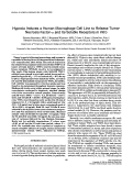 Cover page: Hypoxia Induces a Human Macrophage Cell Line to Release Tumor Necrosis Factor-α and Its Soluble Receptors in Vitro