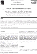 Cover page: Structure and electrical resistivity of CeNiSb3