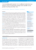 Cover page: Overcrowding and exposure to secondhand smoke increase risk for COVID-19 infection among Latinx families in the greater San Francisco Bay Area.