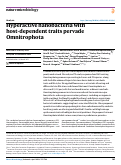 Cover page: Hyperactive nanobacteria with host-dependent traits pervade Omnitrophota