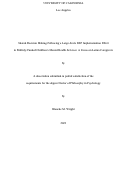 Cover page: Shared Decision Making Following a Large-Scale EBP Implementation Effort in Publicly-Funded Children’s Mental Health Services: A Focus on Latinx Caregivers