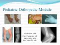 Cover page: Pediatric Orthopedic Module.