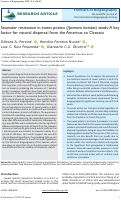 Cover page: Seawater resistance in sweet potato (Ipomoea batatas) seeds: a key factor for natural dispersal from the Americas to Oceania