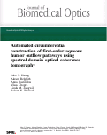 Cover page: Automated circumferential construction of first-order aqueous humor outflow pathways using spectral-domain optical coherence tomography