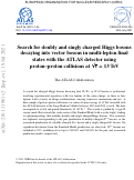 Cover page: Search for doubly and singly charged Higgs bosons decaying into vector bosons in multi-lepton final states with the ATLAS detector using proton-proton collisions at $\sqrt{s}$ = 13 TeV