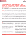 Cover page: Effect of Mineralocorticoid Receptor Antagonists on Cardiac Structure and Function in Patients With Diastolic Dysfunction and Heart Failure With Preserved Ejection Fraction: A Meta-Analysis and Systematic Review.