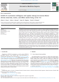 Cover page: COVID-19 vaccination willingness and uptake among low-income Black/African American, Latino, and White adults living in the U.S