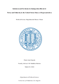 Cover page: Inclusion and Exclusion in Immigration Rhetoric: Party and Ethnicity in the United States House of Representatives