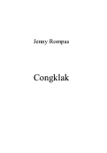 Cover page: Congklak