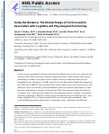 Cover page: Going the distance: The diurnal range of cortisol and its association with cognitive and physiological functioning