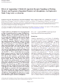 Cover page: Effects of Augmenting N-Methyl-D-Aspartate Receptor Signaling on Working Memory and Experience-Dependent Plasticity in Schizophrenia: An Exploratory Study Using Acute d-cycloserine.