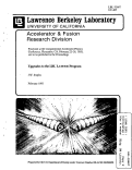 Cover page: Upgrades to the LBL Lattice Program