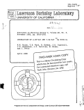 Cover page: INTERACTION OF 4.22-GeV AND 7.54-GeV Ne WITH Cu