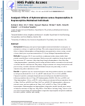 Cover page: Analgesic Effects of Hydromorphone versus Buprenorphine in Buprenorphine-maintained Individuals.