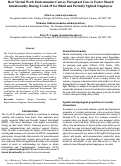 Cover page: How Virtual Work Environments Convey Perceptual Cues to Foster Shared Intentionality During Covid-19 for Blind and Partially Sighted Employees