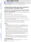 Cover page: Pre-end-stage renal disease visit-to-visit systolic blood pressure variability and post-end-stage renal disease mortality in incident dialysis patients