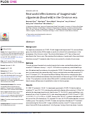 Cover page: Real world effectiveness of tixagevimab/cilgavimab (Evusheld) in the Omicron era.