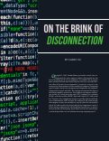 Cover page: On the Brink of Disconnection