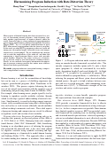 Cover page: Harmonizing Program Induction with Rate-Distortion Theory