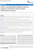 Cover page: πBUSS: a parallel BEAST/BEAGLE utility for sequence simulation under complex evolutionary scenarios