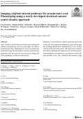 Cover page: Imaging of plant current pathways for non-invasive root Phenotyping using a newly developed electrical current source density approach