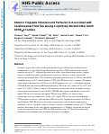 Cover page: Anterior Cingulate Structure and Perfusion is Associated with Cerebrospinal Fluid Tau among Cognitively Normal Older Adult APOEɛ4 Carriers.