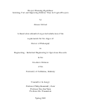 Cover page: Project Planning Algorithms: Lowering Cost and Improving Delivery Time in Capital Projects