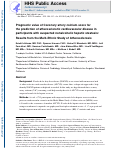 Cover page: Prognostic value of coronary artery calcium score for the prediction of atherosclerotic cardiovascular disease in participants with suspected nonalcoholic hepatic steatosis: Results from the multi-ethnic study of atherosclerosis