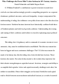 Cover page: Who Challenges the Power Elite? Labor Factions in 20th-Century America