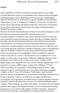 Cover page: Increased Risk for Affective Disorders Programmed In Utero? High Prenatal Maternal Cortisol Concentrations and Volumes of the Amygdala and Hippocampus in the Offspring at 6-9 Years of Age