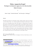 Cover page: With or Against the People? The Impact of a Bottom-Up Approach on Tax Morale and the Shadow Economy