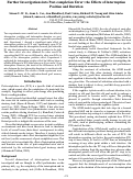 Cover page: Further Investigations into Post-completion Error: the Effects of Interruption Position and Duration