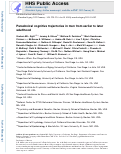 Cover page: Paradoxical cognitive trajectories in men from earlier to later adulthood