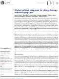 Cover page: Global cellular response to chemotherapy-induced apoptosis.