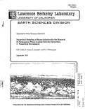 Cover page: Numerical Modeling of Steam Injection for the Removal of Nonaqueous Phase Liquids from the Subsurface ...1. Numerical Formulation