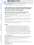 Cover page: Same-Sex Marriage Laws, Provider-Patient Communication, and PrEP Awareness and Use Among Gay, Bisexual, and Other Men Who have Sex with Men in the United States