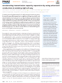 Cover page: Accelerating transmission capacity expansion by using advanced conductors in existing right-of-way.