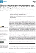 Cover page: Comparing Management Strategies for Thoracolumbar Injury Classification and Severity Score of 4 (TLICS = 4) in the Pediatric Population: A Single-Institutional Experience.