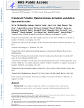 Cover page: Prenatal air pollution, maternal immune activation, and autism spectrum disorder.