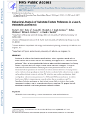 Cover page: Behavioral analysis of substrate texture preference in a leech, Helobdella austinensis.