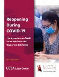 Cover page: Reopening During COVID-19: The Experience of Nail Salon Workers and Owners in California
