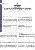 Cover page: The sleep and technology use of Americans: findings from the National Sleep Foundations 2011 Sleep in America poll.