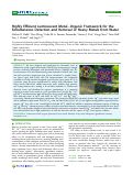 Cover page: Highly Efficient Luminescent Metal–Organic Framework for the Simultaneous Detection and Removal of Heavy Metals from Water