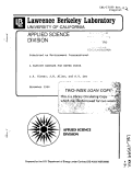 Cover page: A PASSIVE SAMPLER FOR WATER VAPOR