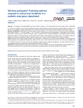 Cover page: Will they participate? Predicting patients’ response to clinical trial invitations in a pediatric emergency department