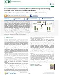 Cover page: Good Vibrations: Calculating Excited-State Frequencies Using Ground-State Self-Consistent Field Models